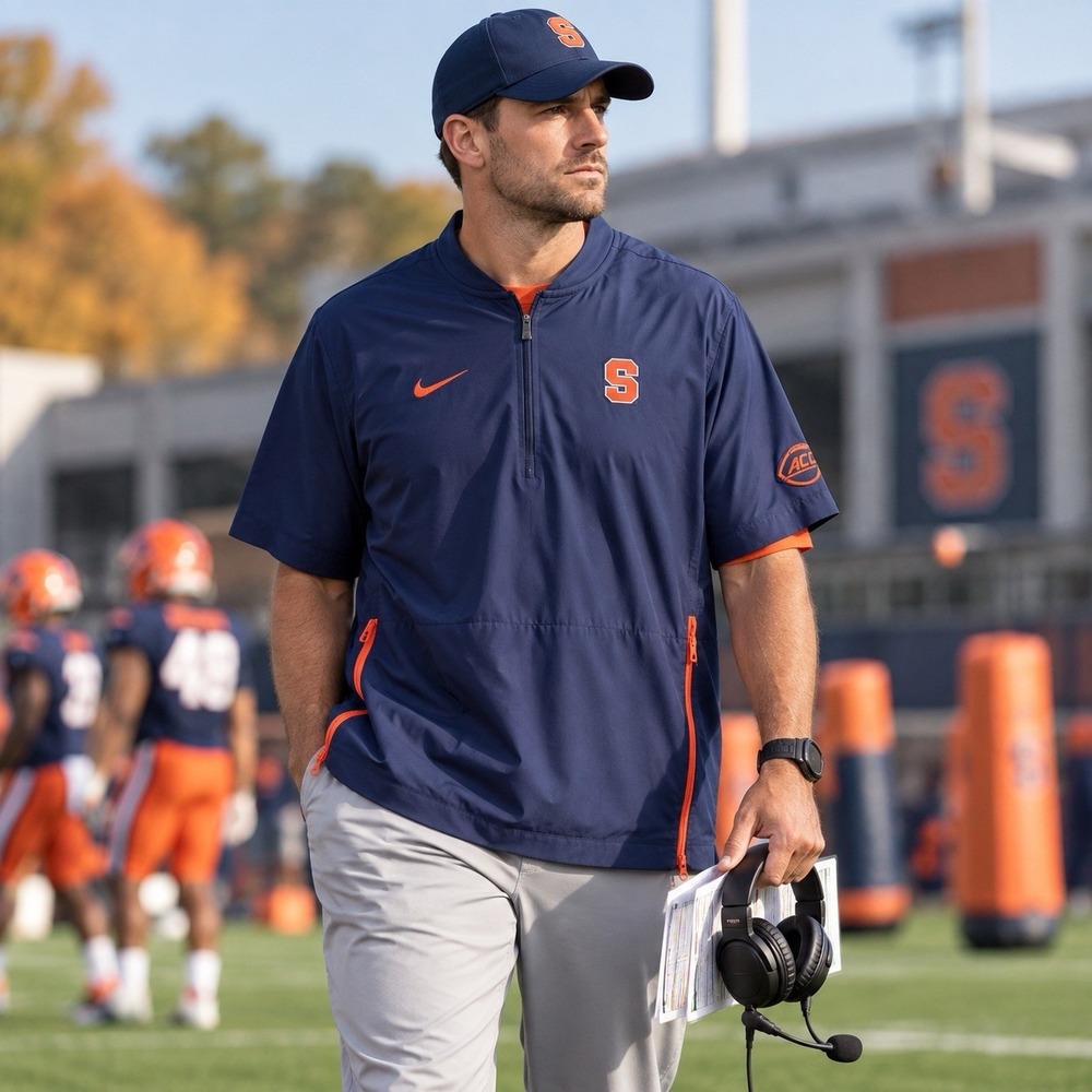 Nike Syracuse Orange Football Coaches Pullover XL ACC 1/4 Zip Jack Potenza